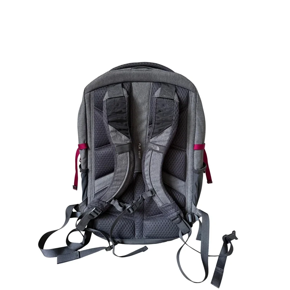 NORTH FACE BACKPACK BOREALIS ZINC GREY HEATHER PLUM
